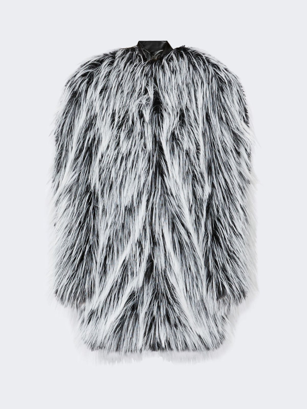 Oversized two-tone jacket - RUNWAY - Black