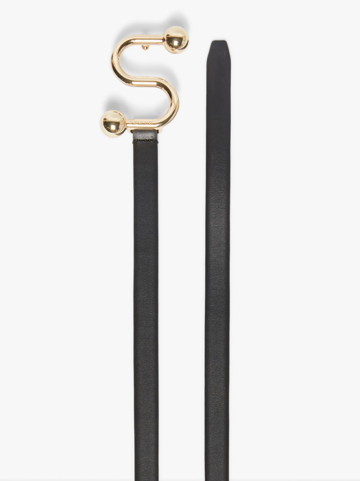 Sportmax monogram belt with buckle - Black