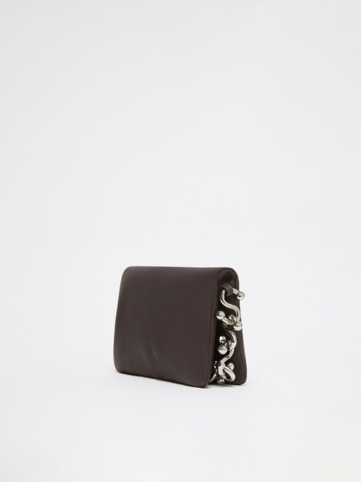 Padded nappa-leather mini Soffy Bag - Cocoa