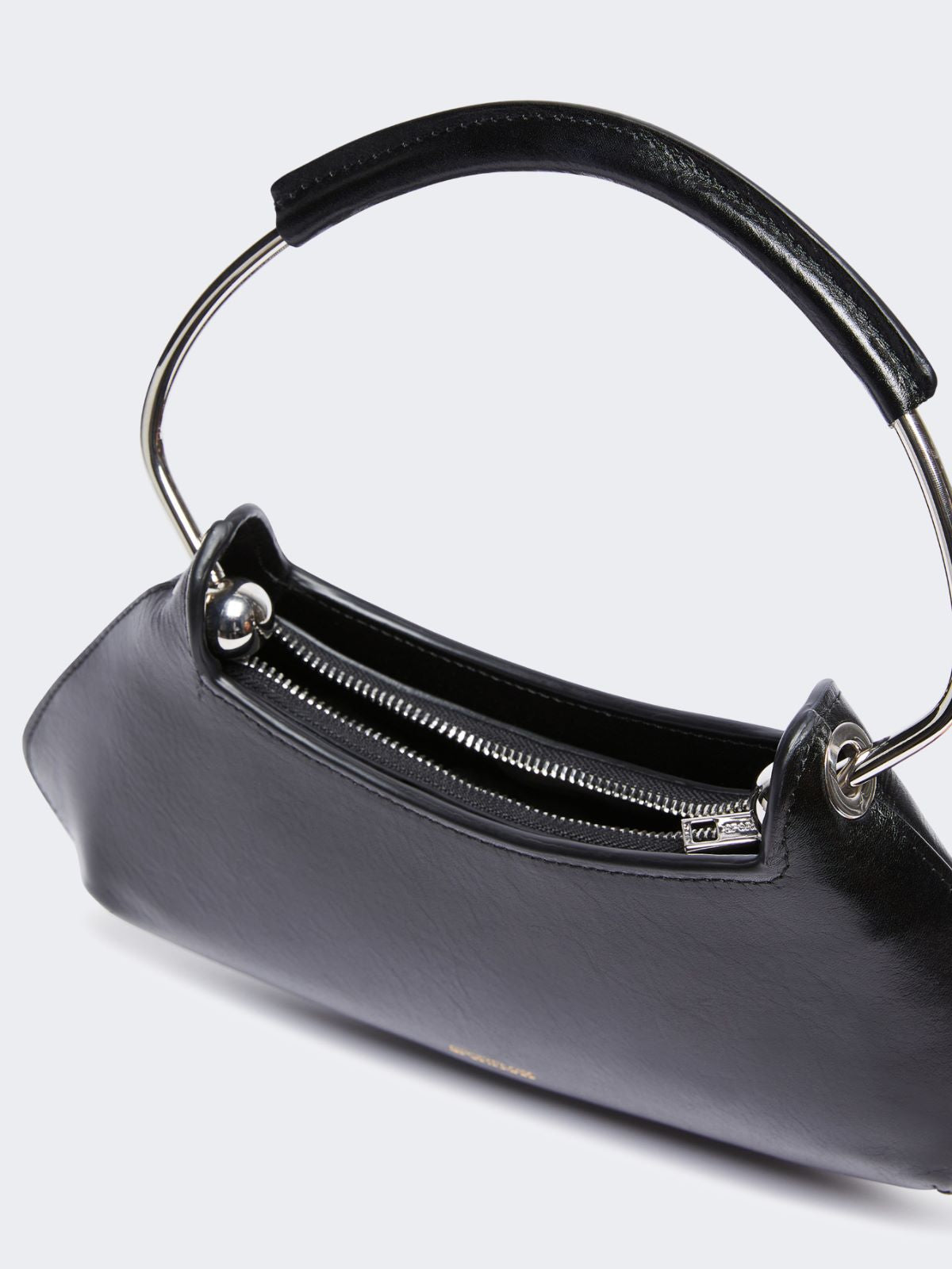 Caju mini leather bag - Black