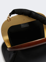 Medium leather Bouba bag - Black