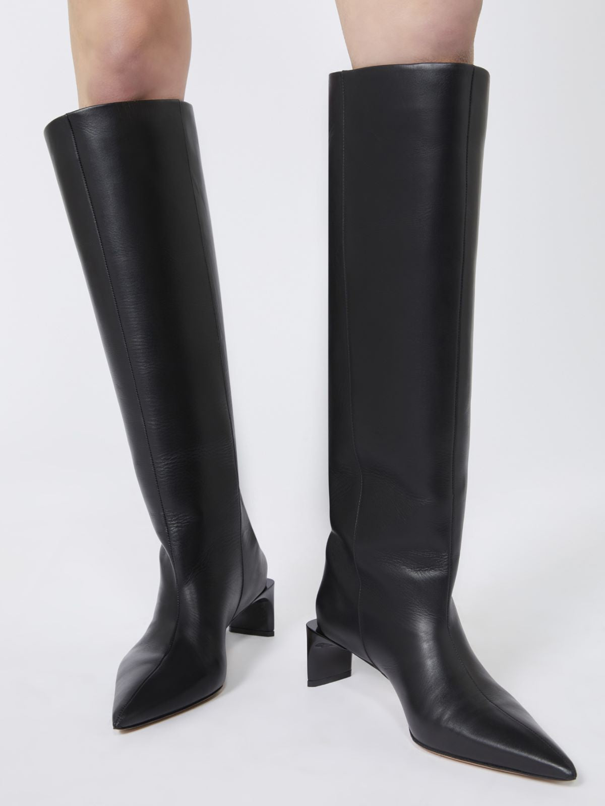 Knee-high boots - Black