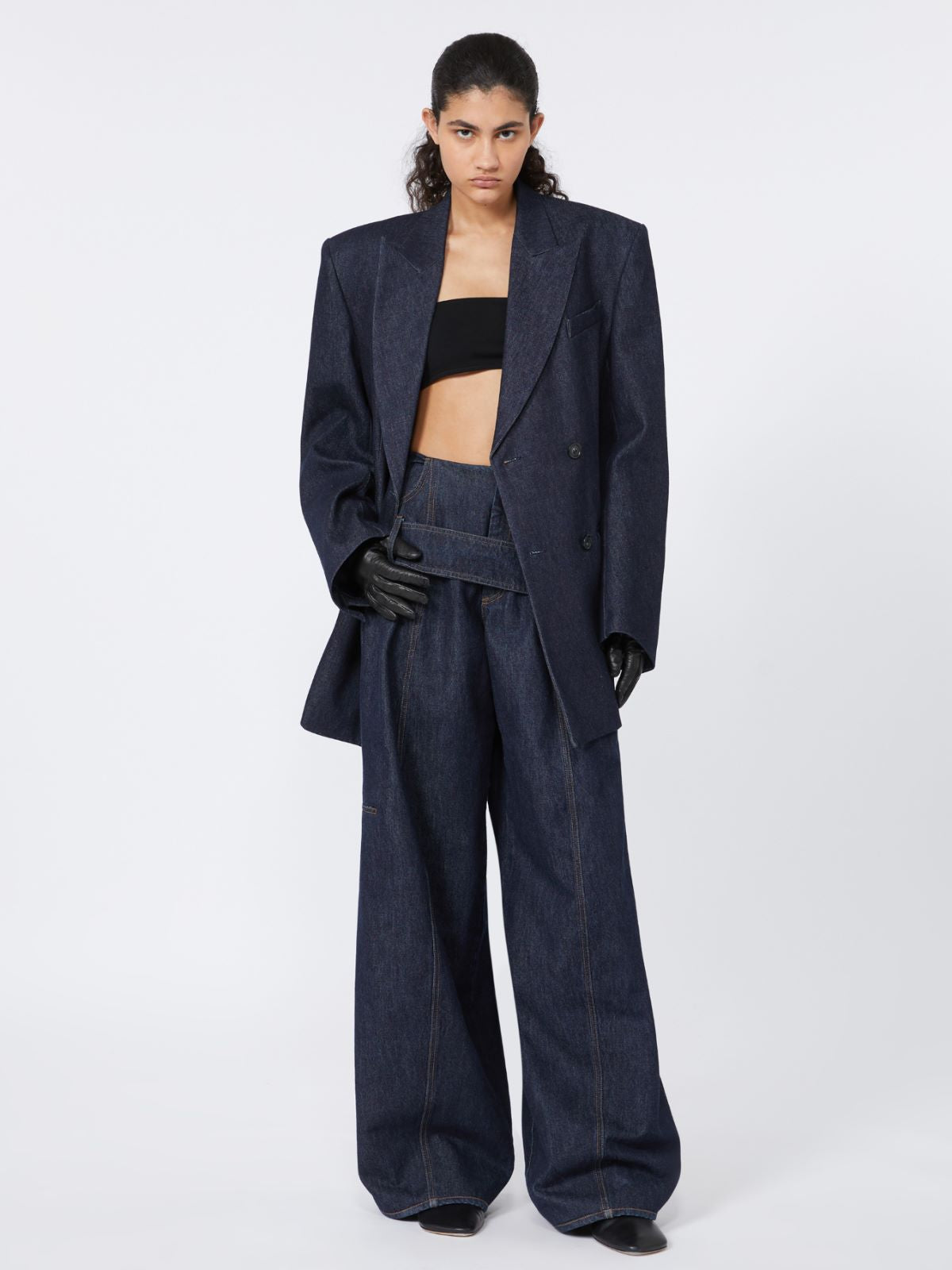 Bandeau bra - RUNWAY - Black