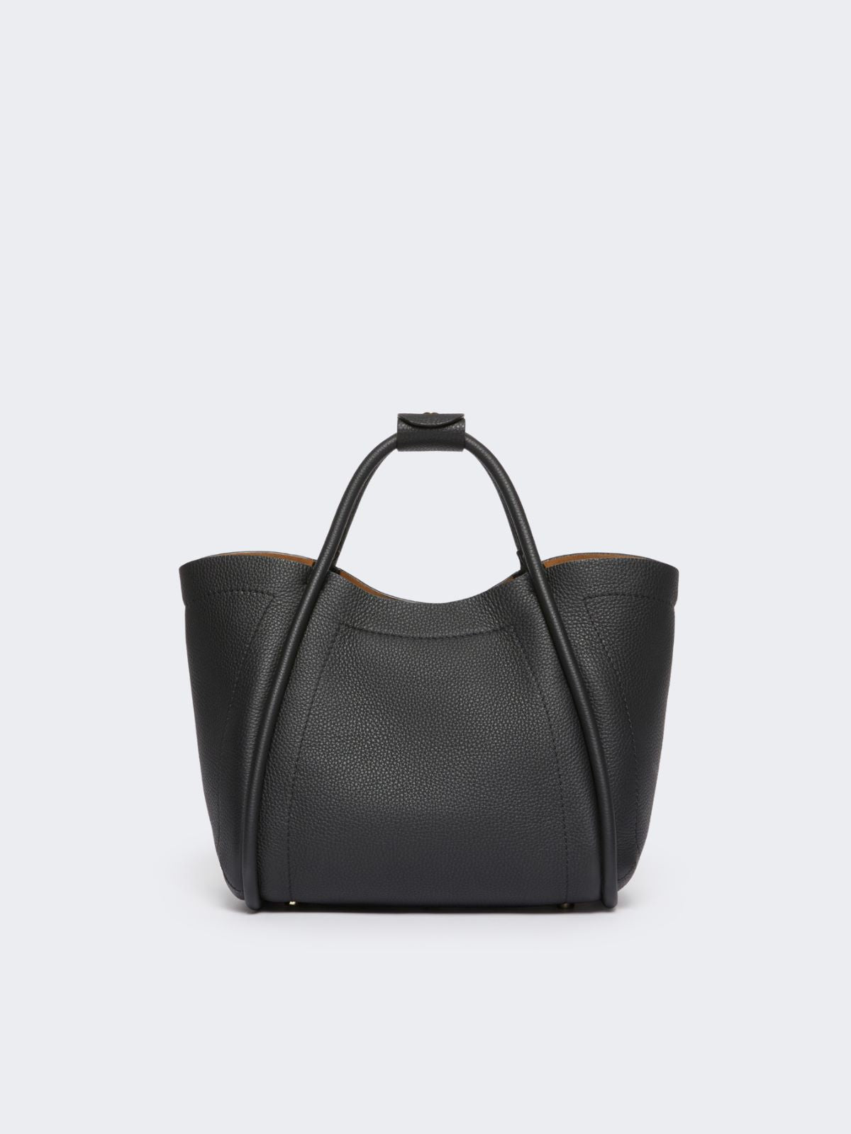 Small leather Marine bag - Black