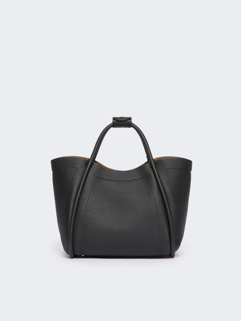 Small leather Marine bag - Black