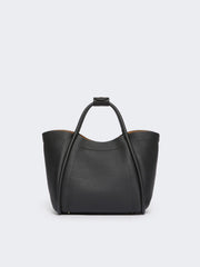 Small leather Marine bag - Black