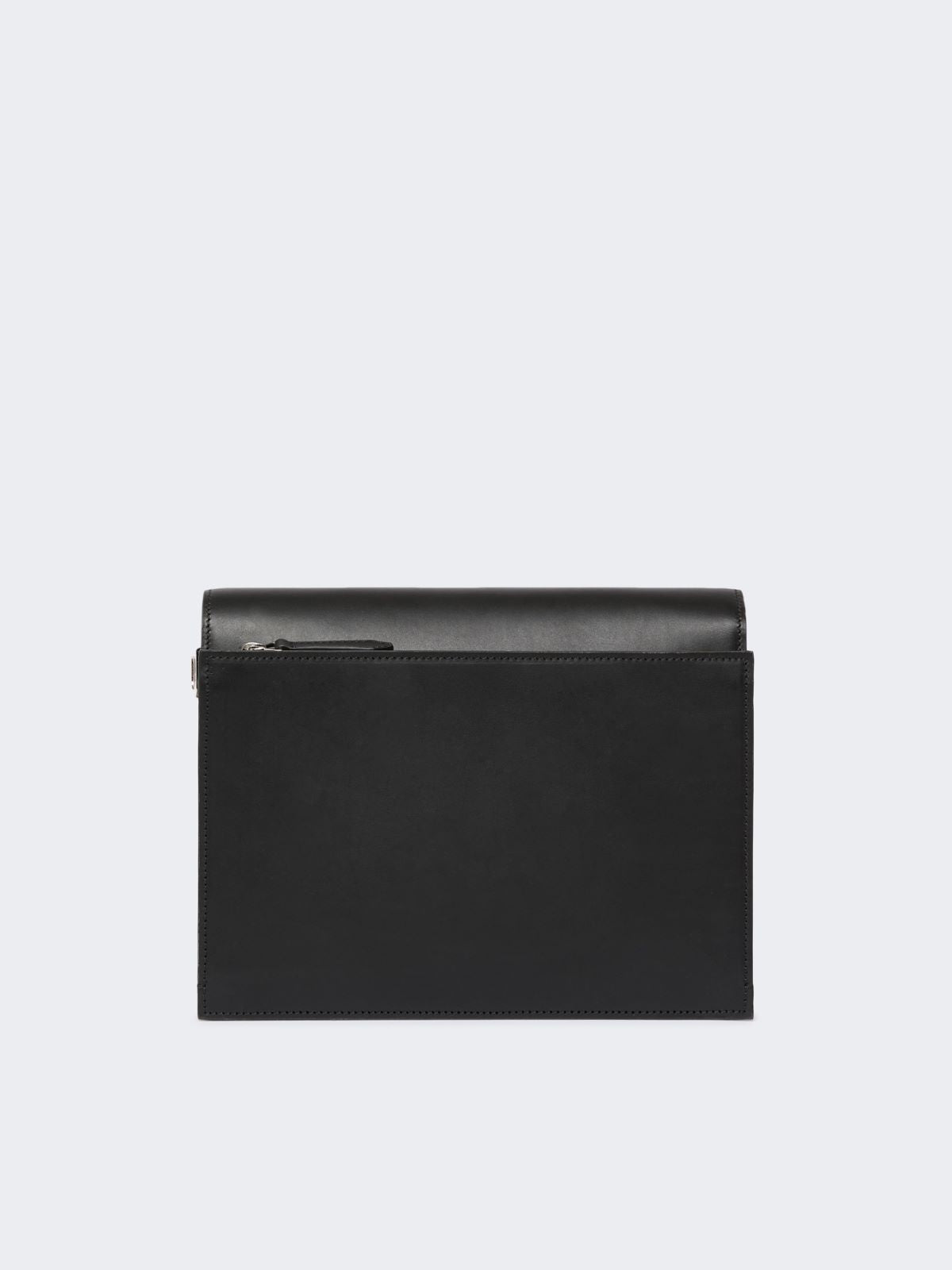 Medium crossbody bag in leather - Black