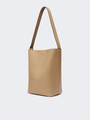 - Medium Archetipo leather bag - Mud
