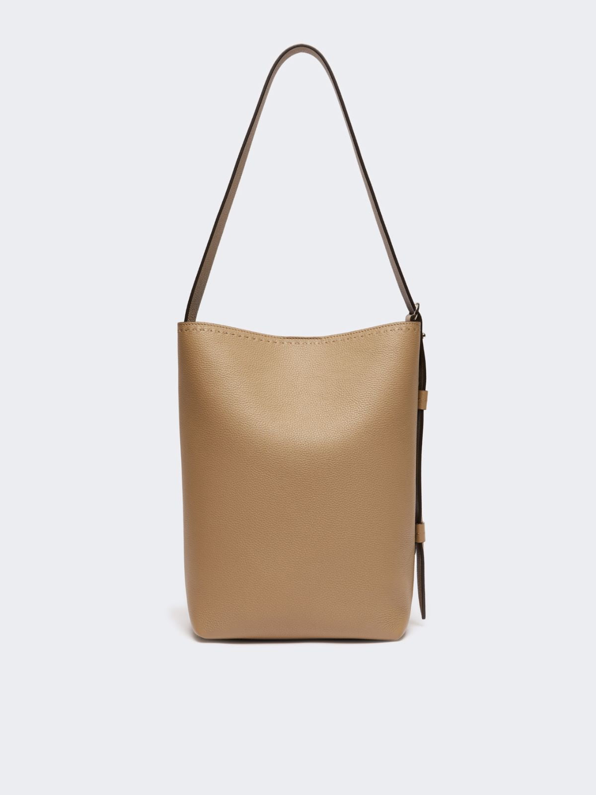 - Medium Archetipo leather bag - Mud