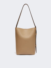 - Medium Archetipo leather bag - Mud