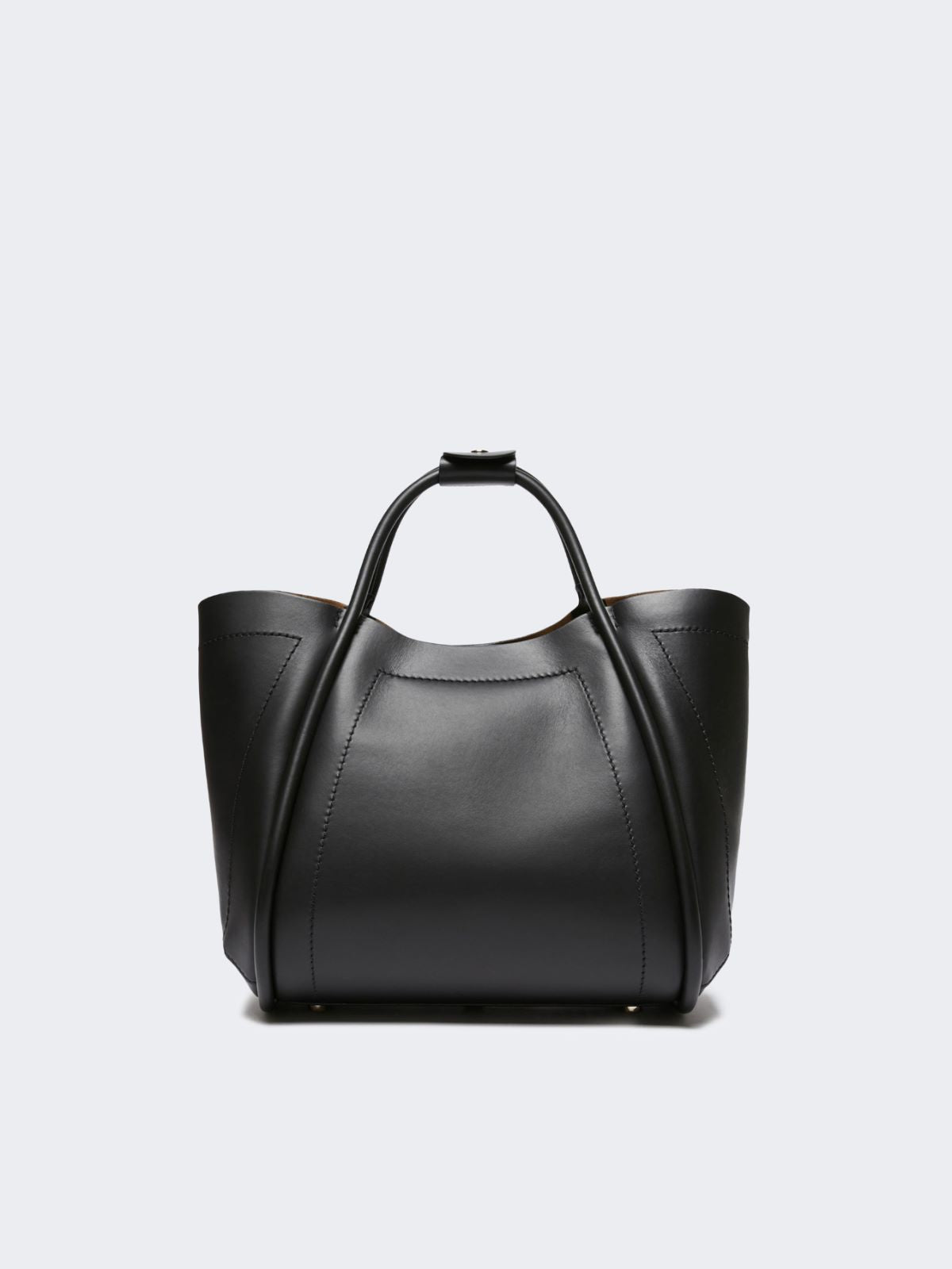 Small leather Marine bag - Black