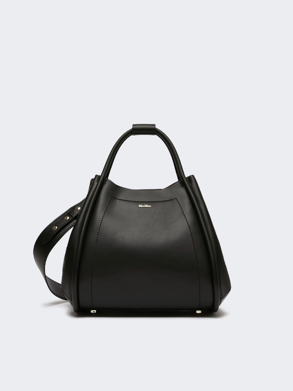 Small leather Marine bag - Black