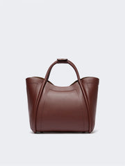 Small leather Marine bag - Bordeaux