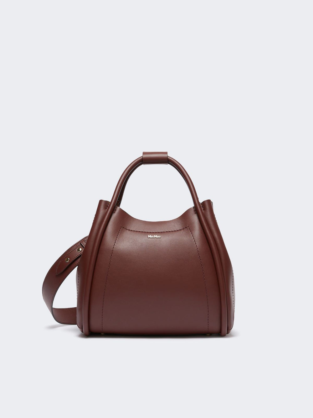 Small leather Marine bag - Bordeaux