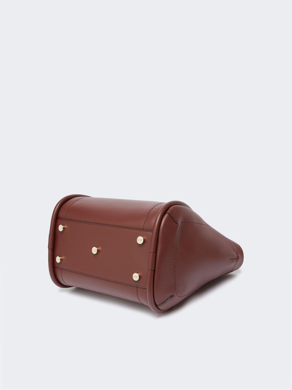 Small leather Marine bag - Bordeaux