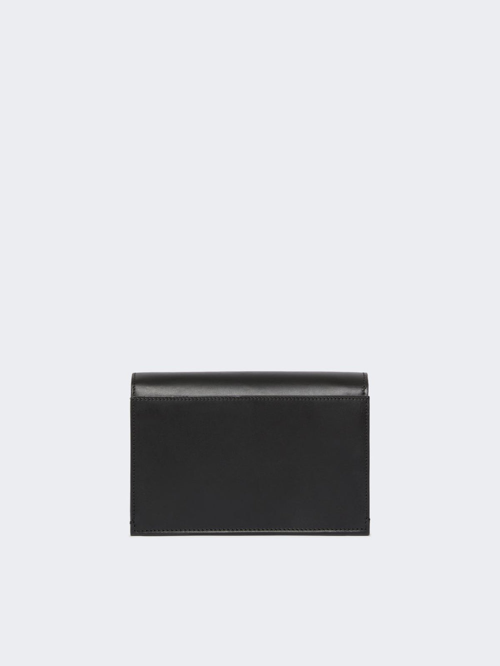 Small crossbody bag in leather - Black