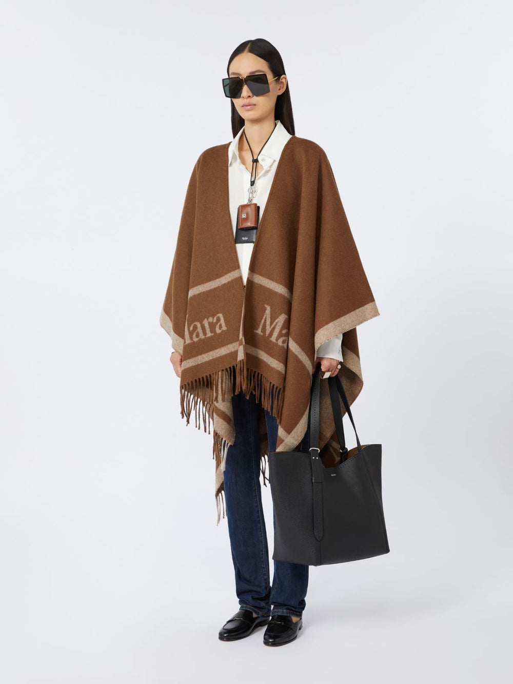 Leather Archetipo handbag - Black