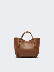 Extra-small leather Marine bag - Brown bronze