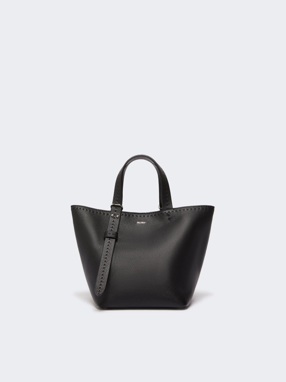Extra-small leather Archetipo bag - Black