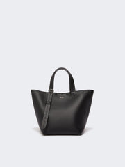Extra-small leather Archetipo bag - Black