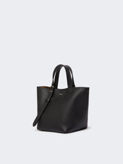 Extra-small leather Archetipo bag - Black