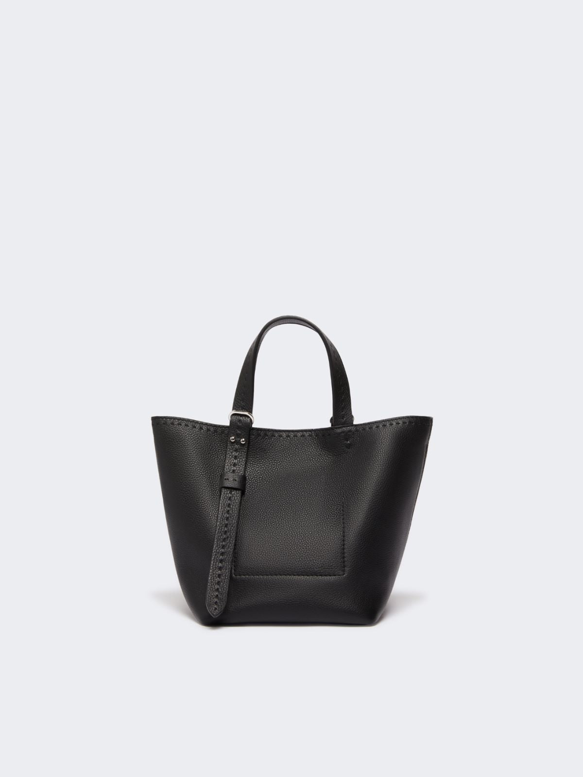 Extra-small leather Archetipo bag - Black