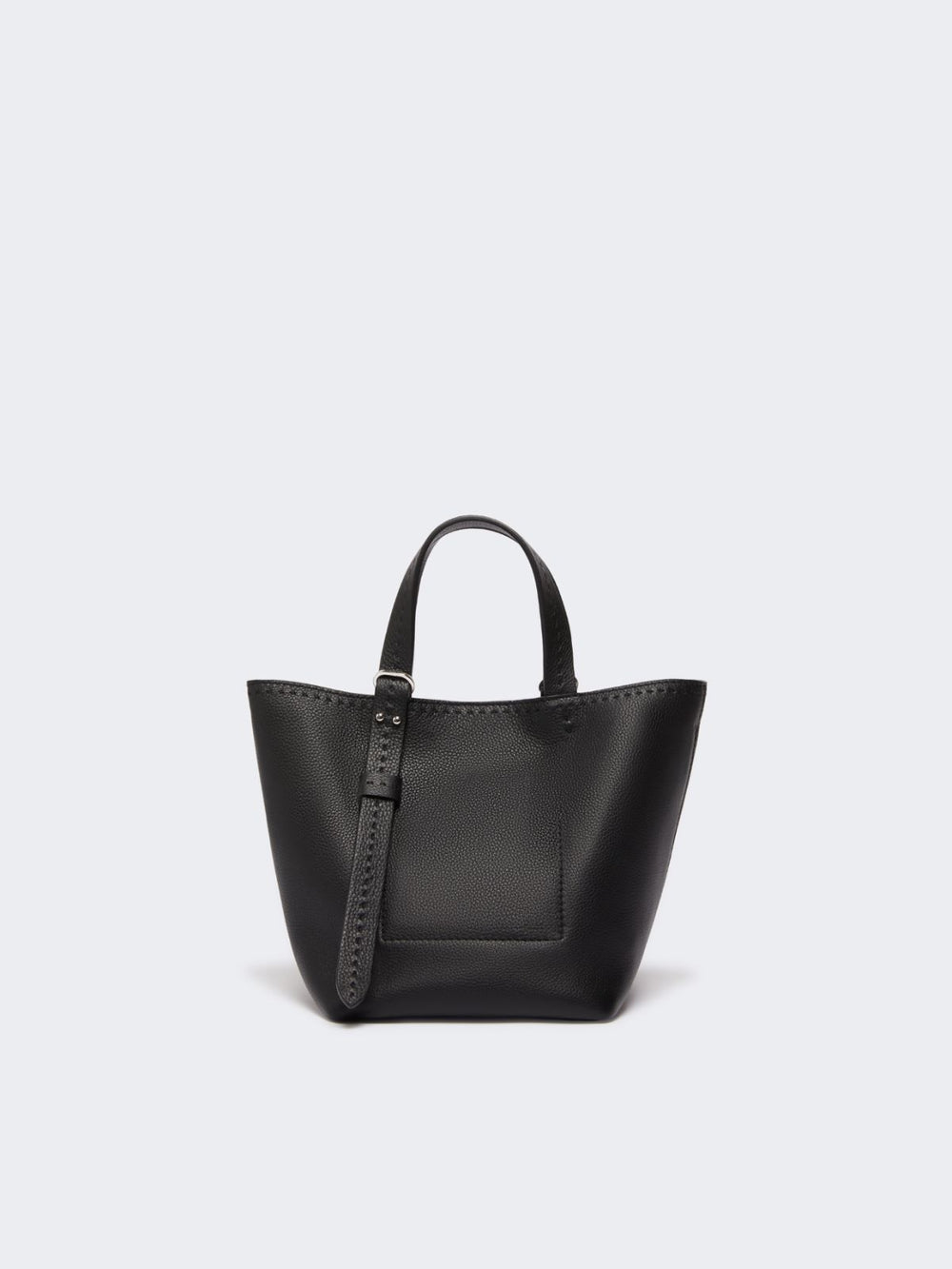 Extra-small leather Archetipo bag - Black
