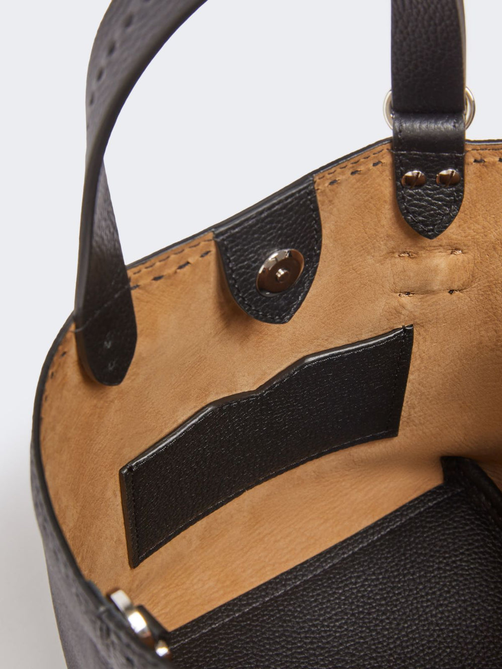 Extra-small leather Archetipo bag - Black