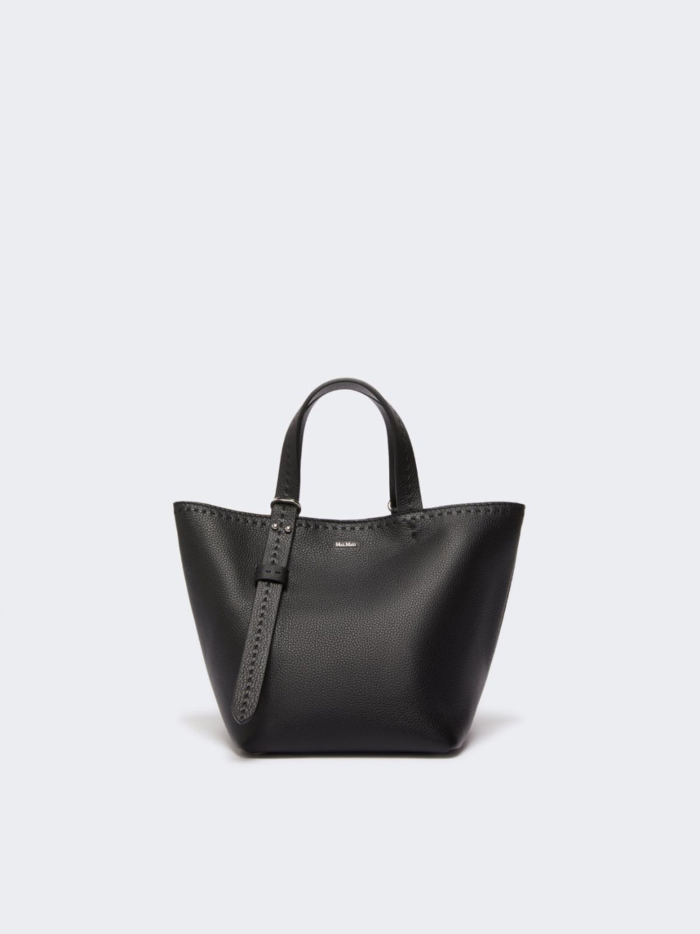 Extra-small leather Archetipo bag - Black