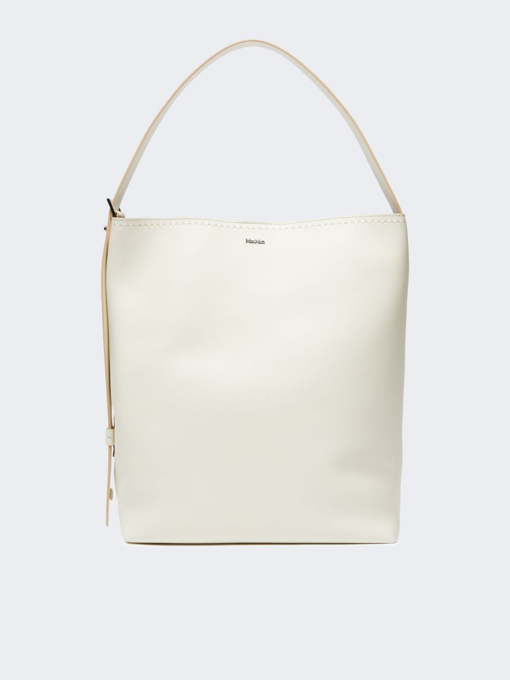 - Archetipo medium leather bag - White