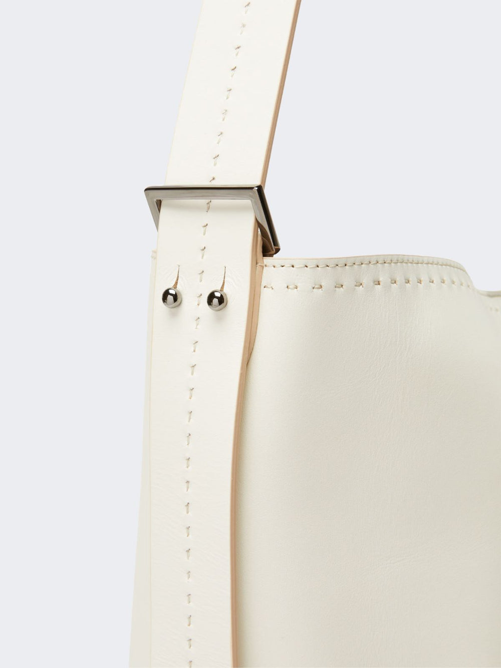 - Archetipo medium leather bag - White