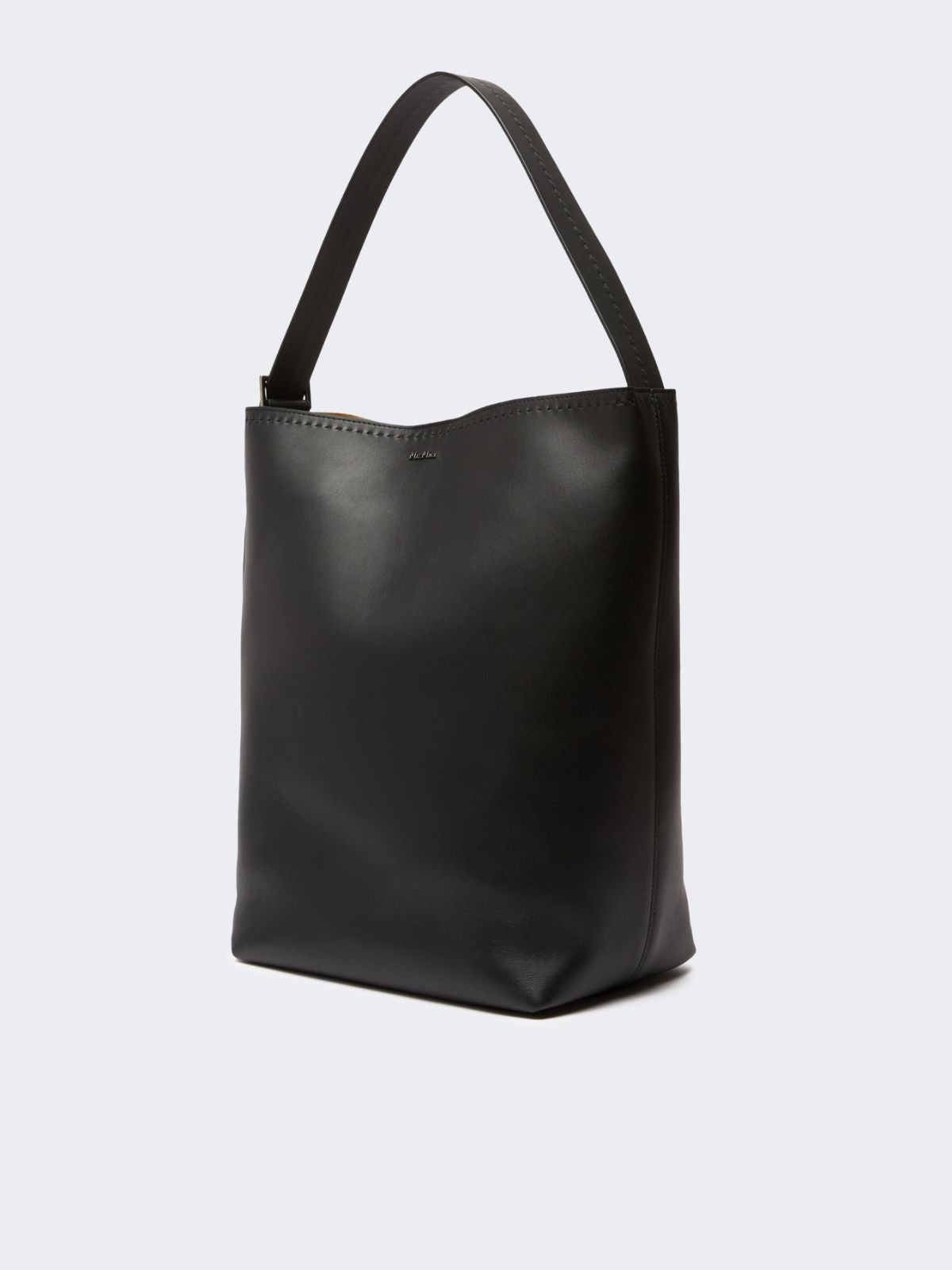 - Archetipo medium leather bag - Black