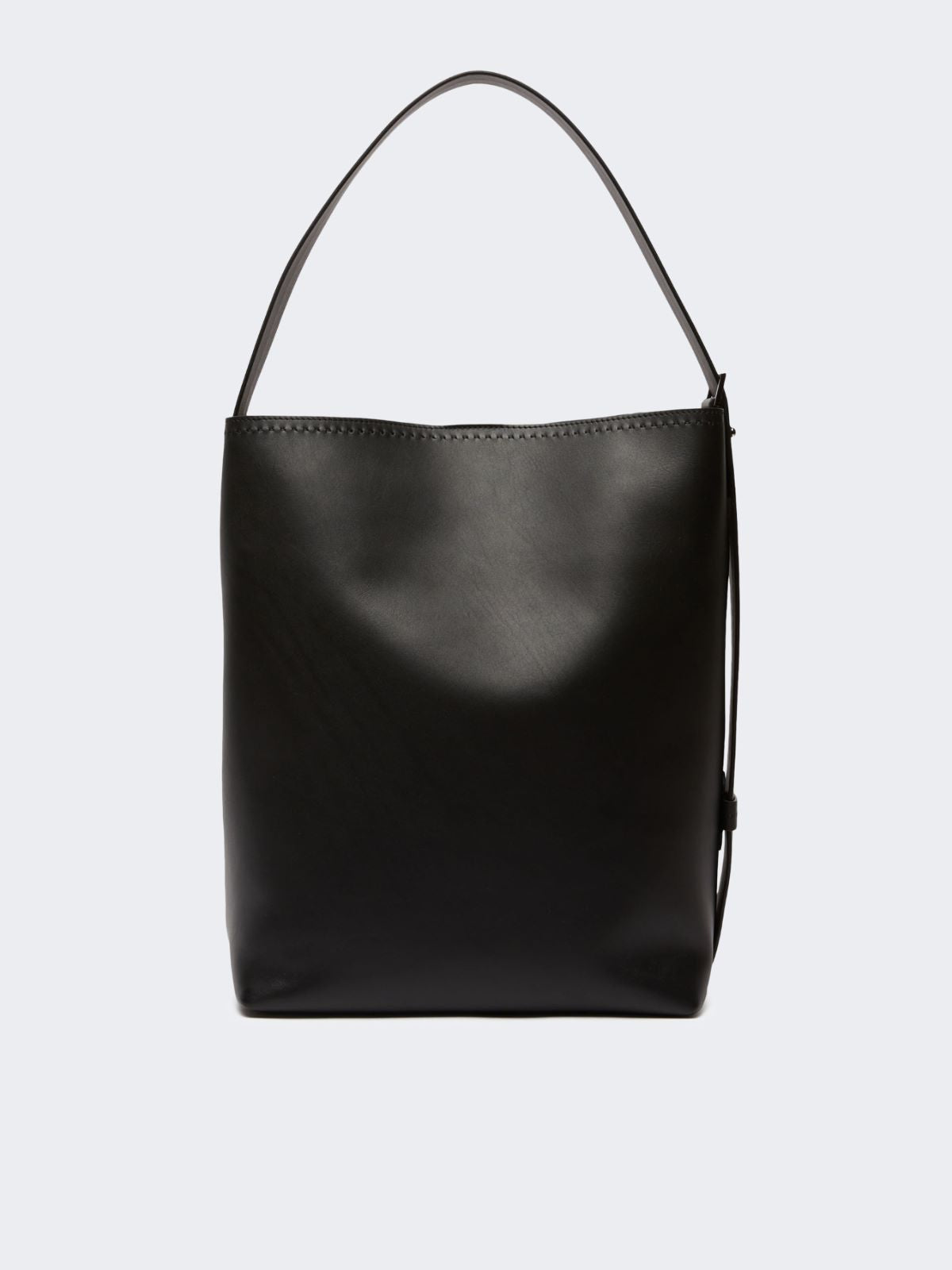 - Archetipo medium leather bag - Black