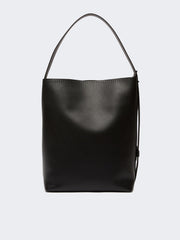 - Archetipo medium leather bag - Black