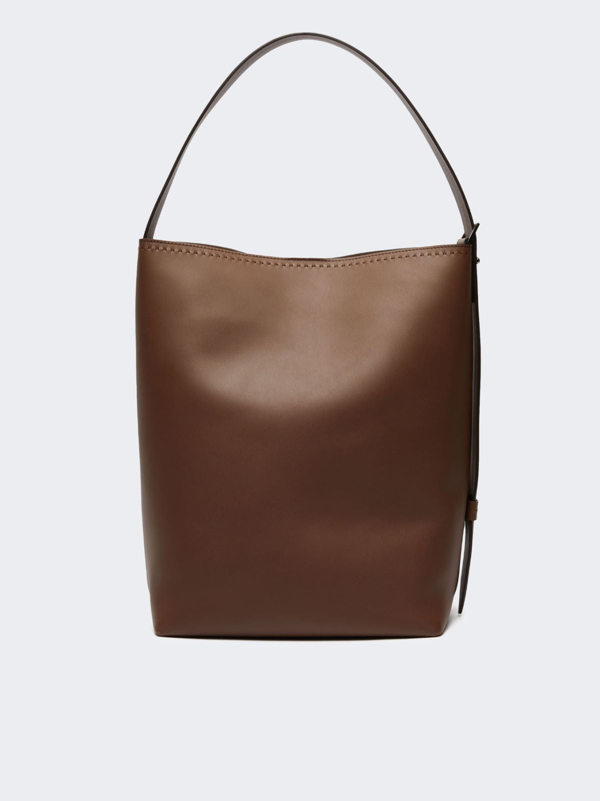 - Archetipo medium leather bag - Brown