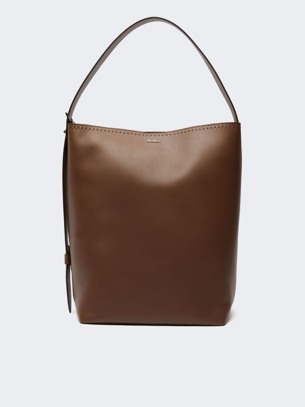 - Archetipo medium leather bag - Brown
