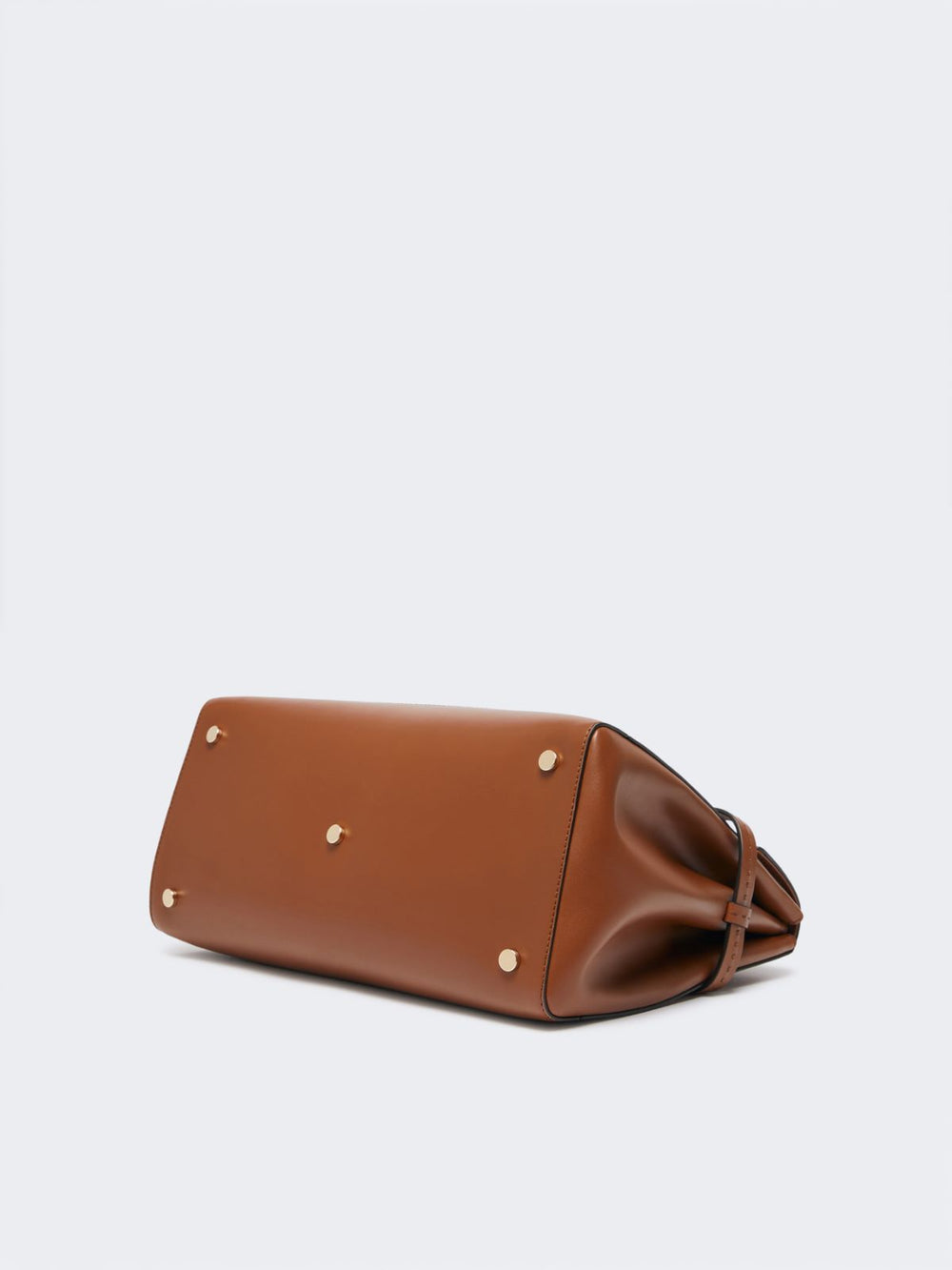 Natural leather handbag - Amber brown