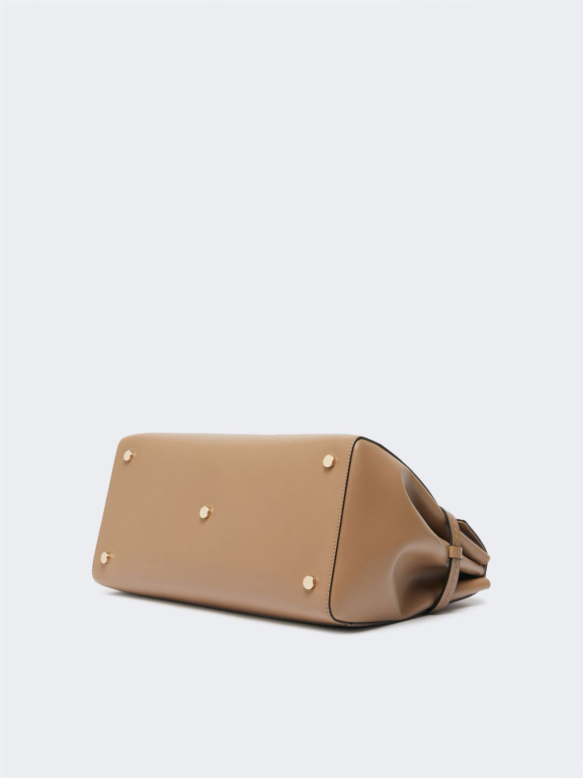 Natural leather handbag - Mud