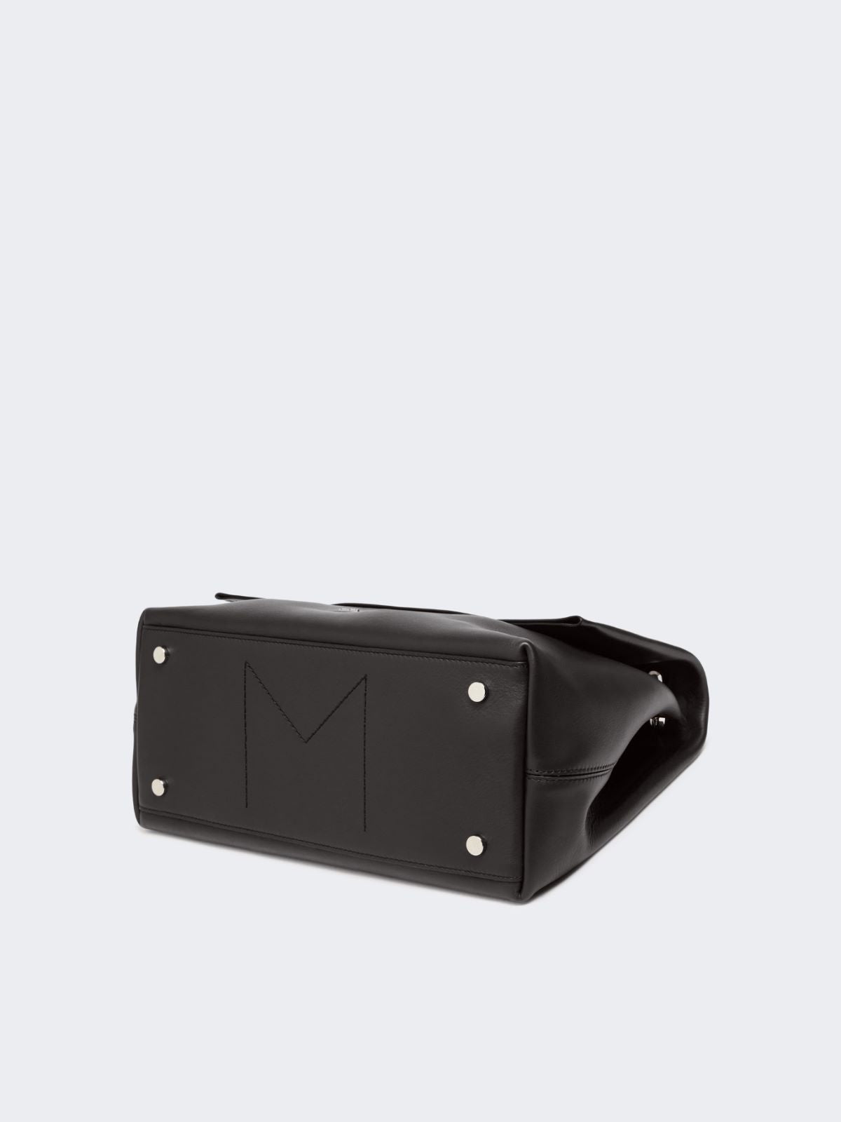 Archetipo leather handbag - Black