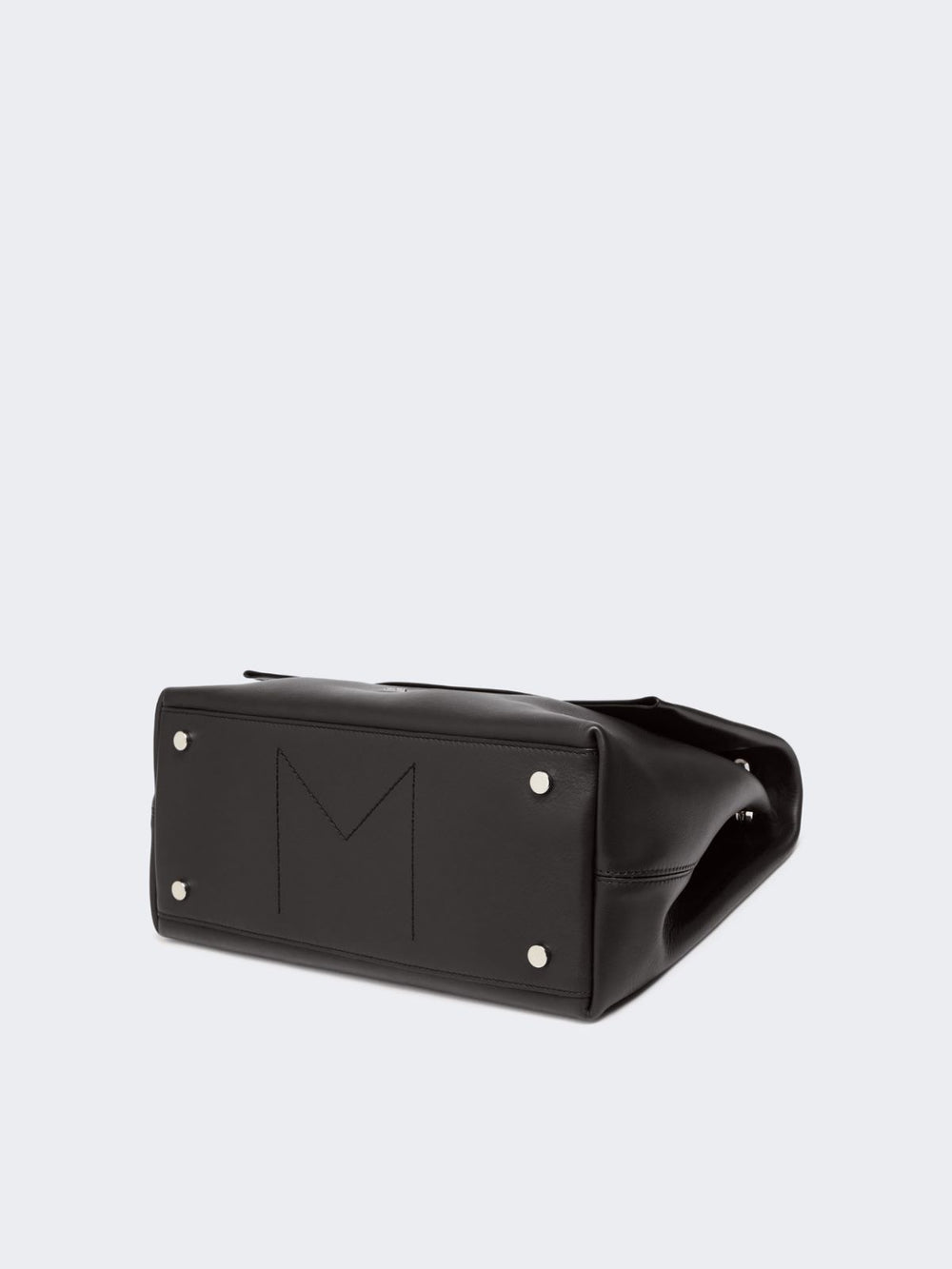 Archetipo leather handbag - Black