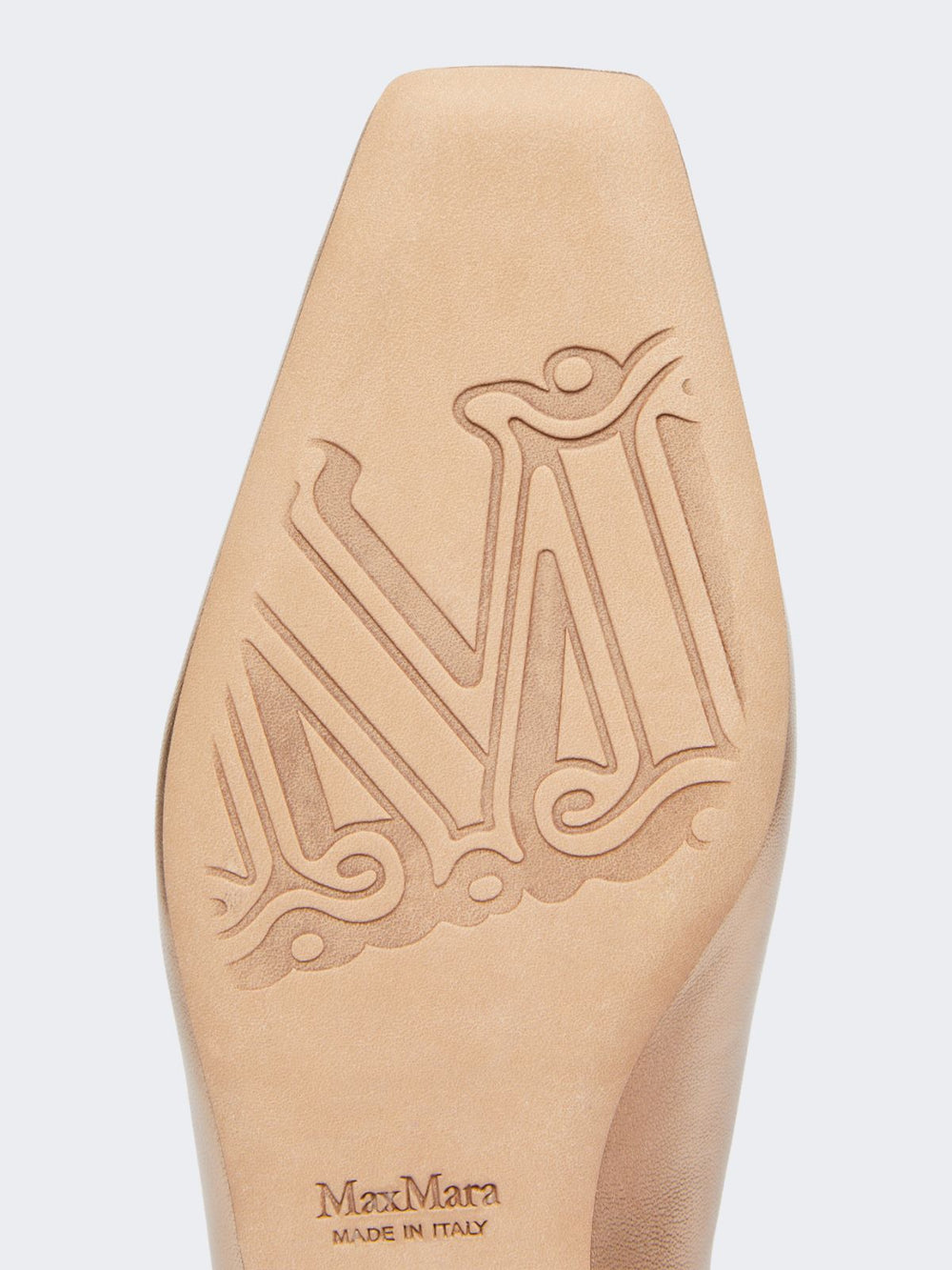 Laminated Nappa leather mules - Pink