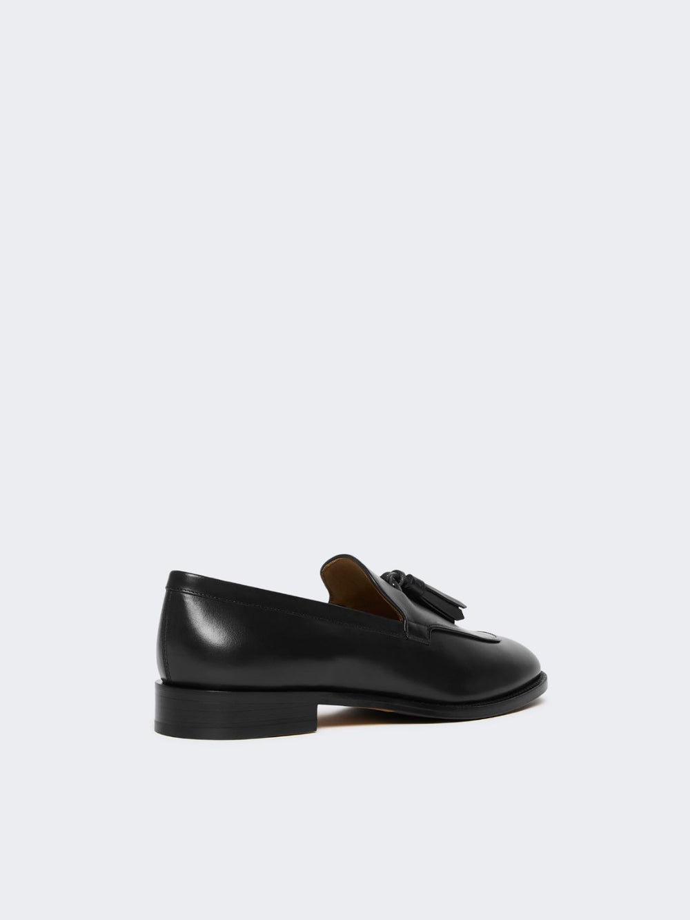 Tasselled leather loafers - Black