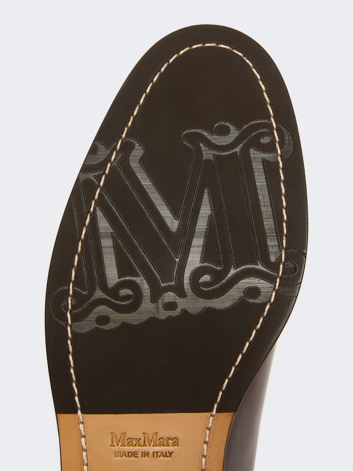 Tasselled leather loafers - Cocoa