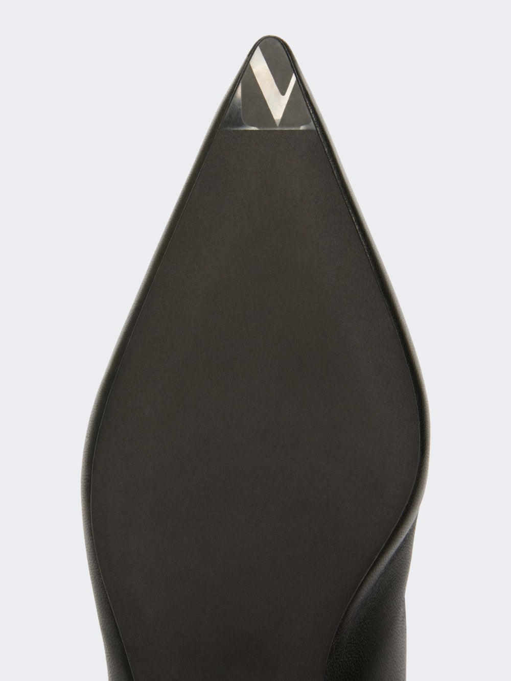 Nappa leather flat slingbacks - Black