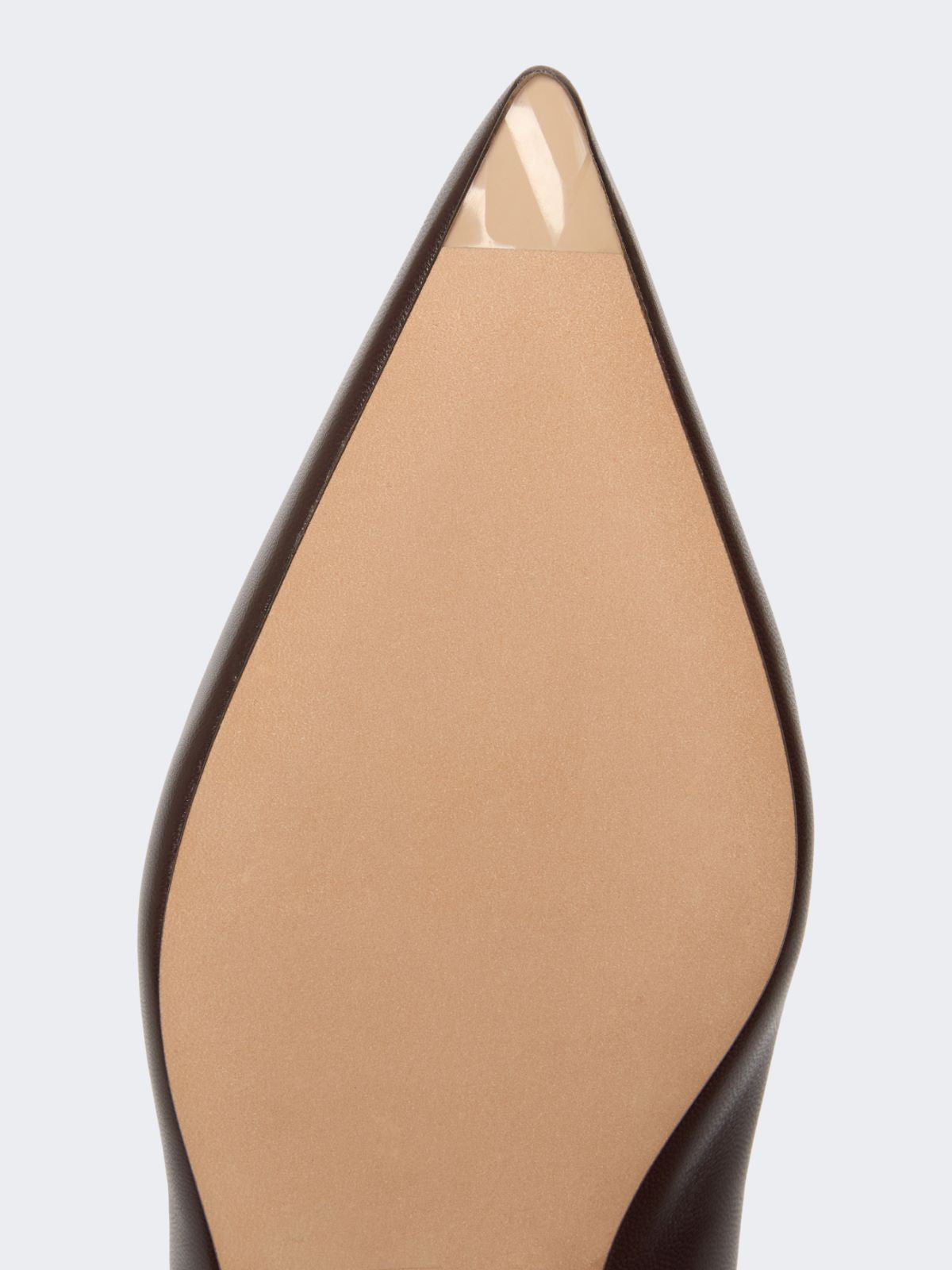 Nappa leather flat slingbacks - Bordeaux