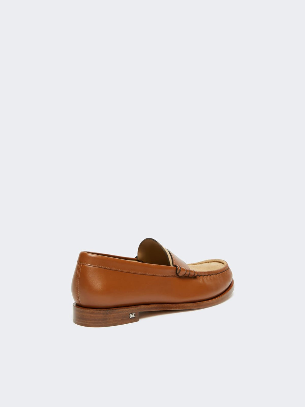Natural leather moccasins - Amber brown