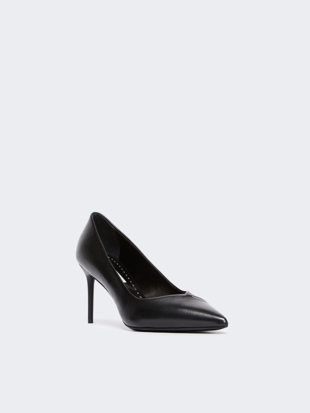 Nappa leather court shoes - Black