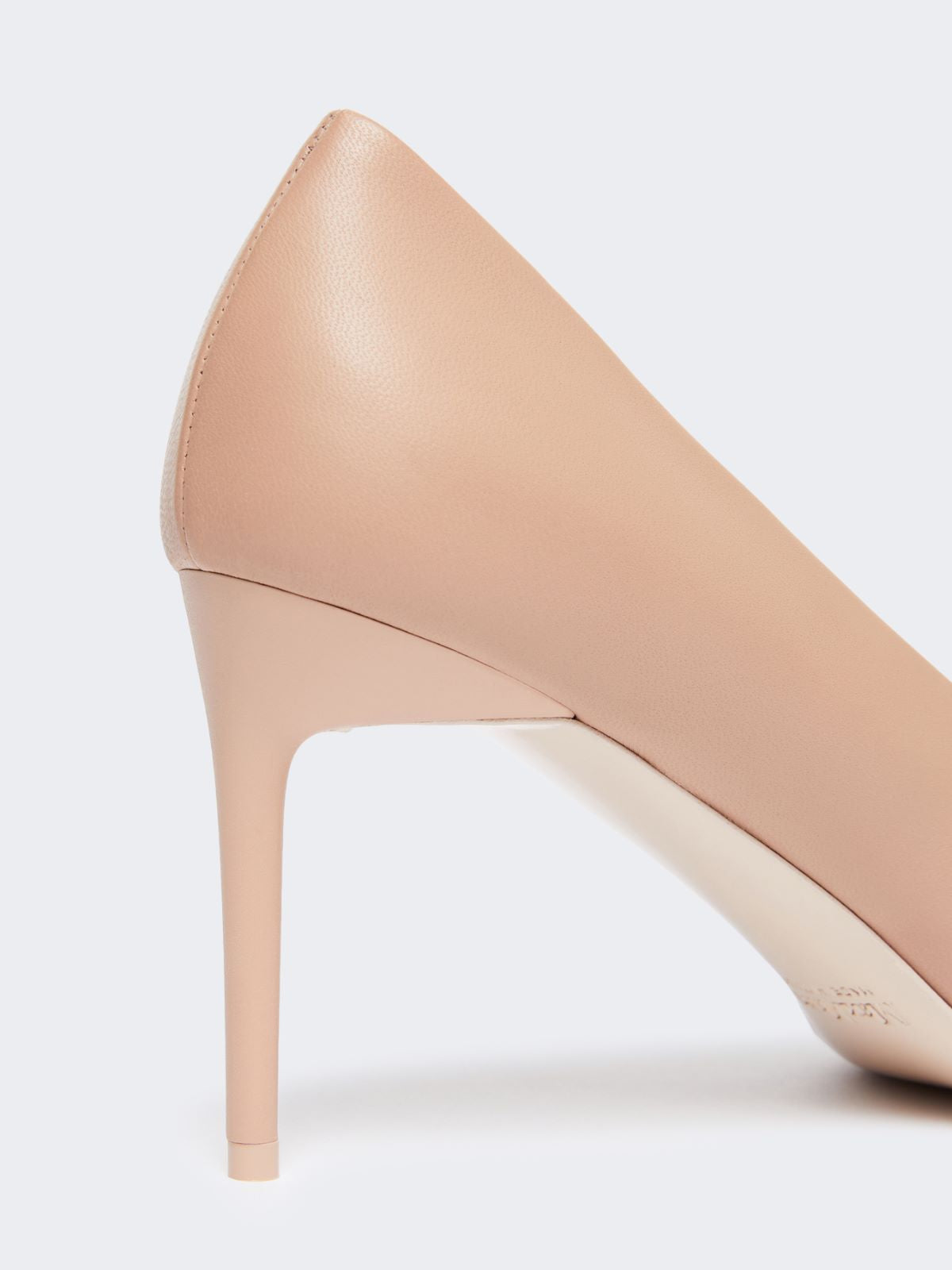 Nappa leather court shoes - Powder