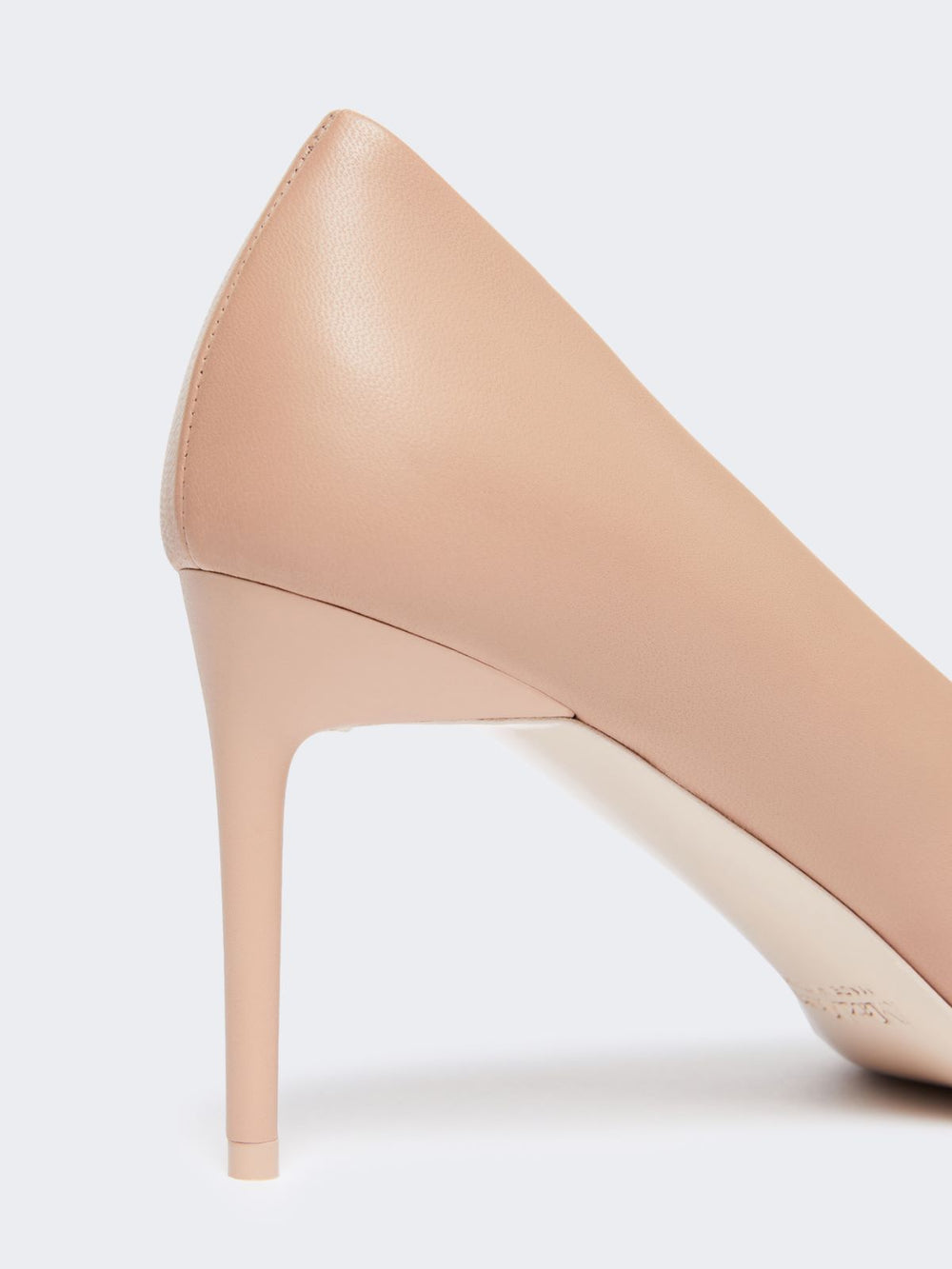 Nappa leather court shoes - Powder