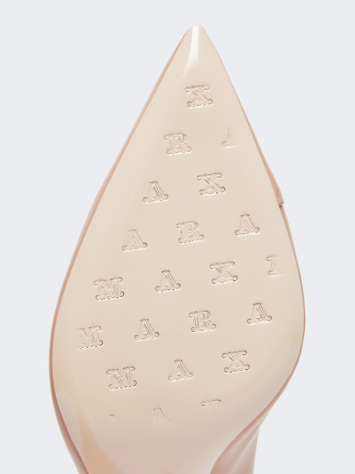 Nappa leather court shoes - Powder